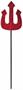 Red Bling Plastic Diva Wand Costume Accessory