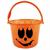 Light-Up Orange Jack-O'-Lantern Trick-or-Treat Safety Bucket