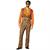 Adults Swaggertown Orange Houndstooth Pantsuit Costume
