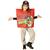 Kids Big League Chew Slammin' Strawberry Gum Pouch Tunic Costume