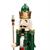 3FT GIANT WOODEN NUTCRACKER GRN