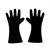 Adults Deluxe Darth Vader Gloves