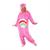 Adults Care Bears Cheer Bear Hooded Onesie Jumpsuit Costume