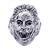 The Texas Chainsaw Massacre Leatherface Face Plated Brass Ring - Size 12