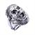 The Texas Chainsaw Massacre Leatherface Face Plated Brass Ring - Size 12