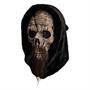 Adults Templar Knight Skeleton Face Latex Overhead Mask - One Size