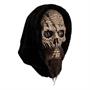 Adults Templar Knight Skeleton Face Latex Overhead Mask - One Size