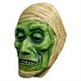 Chamber of Horrors Green Latex Mummy Mask - One Size