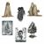 The Little Ghouls Cutout Wall Decoration Collection 6 Pc.