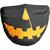Adults Halloween Pumpkin Black & Orange Reusable PPE Face Mask