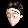 TIm Burton's Corpse BrideT Victor Mask Costume Accessory