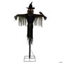 Simplified Staked Scarecrow Animated Halloween Prop 96"