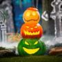 The Nightmare Before Christmas Light-Up Jack & Oogie Boogie Decoration, 18 1/2"