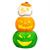 The Nightmare Before Christmas Light-Up Jack & Oogie Boogie Decoration, 18 1/2"