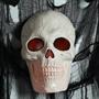 Animated Giant Plastic Skull Halloween Decoration, 19 3/4"