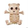 Sitting Bear Plastic Skeleton Halloween Tabletop Decoration, 13 1/4"