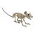 Plastic Rat Skeleton Halloween Tabletop Decoration 24" x 7"