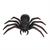 Black Plastic Spider Halloween Tabletop Decoration, 20"