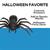 Black Plastic Spider Halloween Tabletop Decoration, 20"