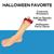 Severed Plastic Foot Halloween Tabletop Decoration 11"