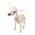 21 1/4" Standing Steer Skeleton Halloween Decoration