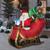 Blow Up Inflatable Mix Santa Sleigh Outdoor Yard Decoration