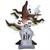 8 Ft. Airblown Blowup Inflatable Tombstone with Haunted Ghost Tree ShortCircuit Lightshow Halloween Outdoor Yard Decoration