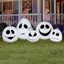 Blow Up Inflatable Jack Skellington Pumpkin Inflatable Outdoor Yard Decoration