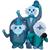 6 Ft. Airblown Blowup Inflatable Disney's Haunted Mansion Hitchhiking Ghosts with Built-In LED Lights Halloween Outdoor Yard Decoration