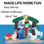 Airblown Nativity Scene 78\ Inflatable Christmas Outdoor Yard Decor