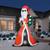 Airblown Jack Skellington as Sandy Claws 60\ Inflatable Christmas Outdoor Yard Decor