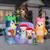 6 Ft. 7" Airblown Inflatable Light-Up Bluey Bluey & Family with Sofa Christmas Decoration