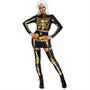 Adult Golden Skeleton 2Pc Costume