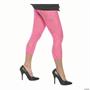 LACE LEGGINGS-NEON PINK