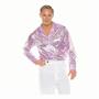 DISCO SHIRT-PURPLE CIRCLES