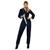 Women's Blue Horror Jumpsuit Costume