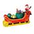 Blow-Up Inflatable Santa Sleigh Outdoor Yard Decoration 10 Ft.
