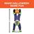 5 Ft. Animated Light-Up Upside-Down Clown with Jack-O'-Lantern Halloween Decoration