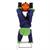 5 Ft. Animated Light-Up Upside-Down Clown with Jack-O'-Lantern Halloween Decoration
