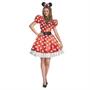 RED MINNIE CLASSIC ADULT COSTUME