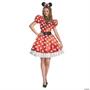RED MINNIE CLASSIC ADULT COSTUME
