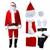 Santa Suit Complete Velour Costume