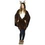 Reindeer Poncho Adult Adult Costume