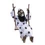 SKELETON CLOWN ON SWING
