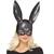 BLACK GLITTER/BUNNY MASK