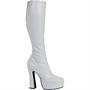 Chacha White Boots
