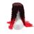 Oz Man Long Black Red