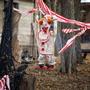 Swinging Happy Clown Doll Animated