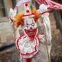 Swinging Happy Clown Doll Animated