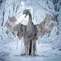 Winter Dragon Animated 7Ft